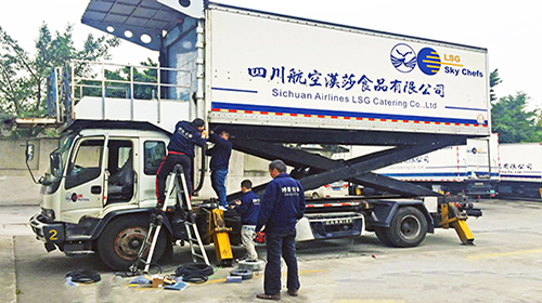 四川航空汉莎车载监控系统安装